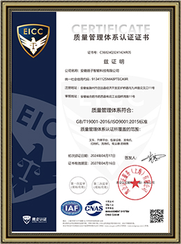 EICC英文證書(shū)